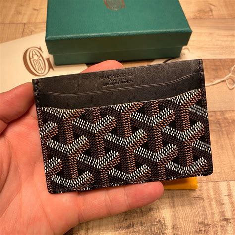 how much does a goyard card holder cost|Goyard saint sulpice card holder.